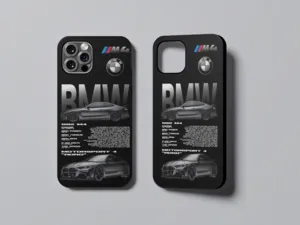 BMW iPhone BLACK Silicone Cover Style 